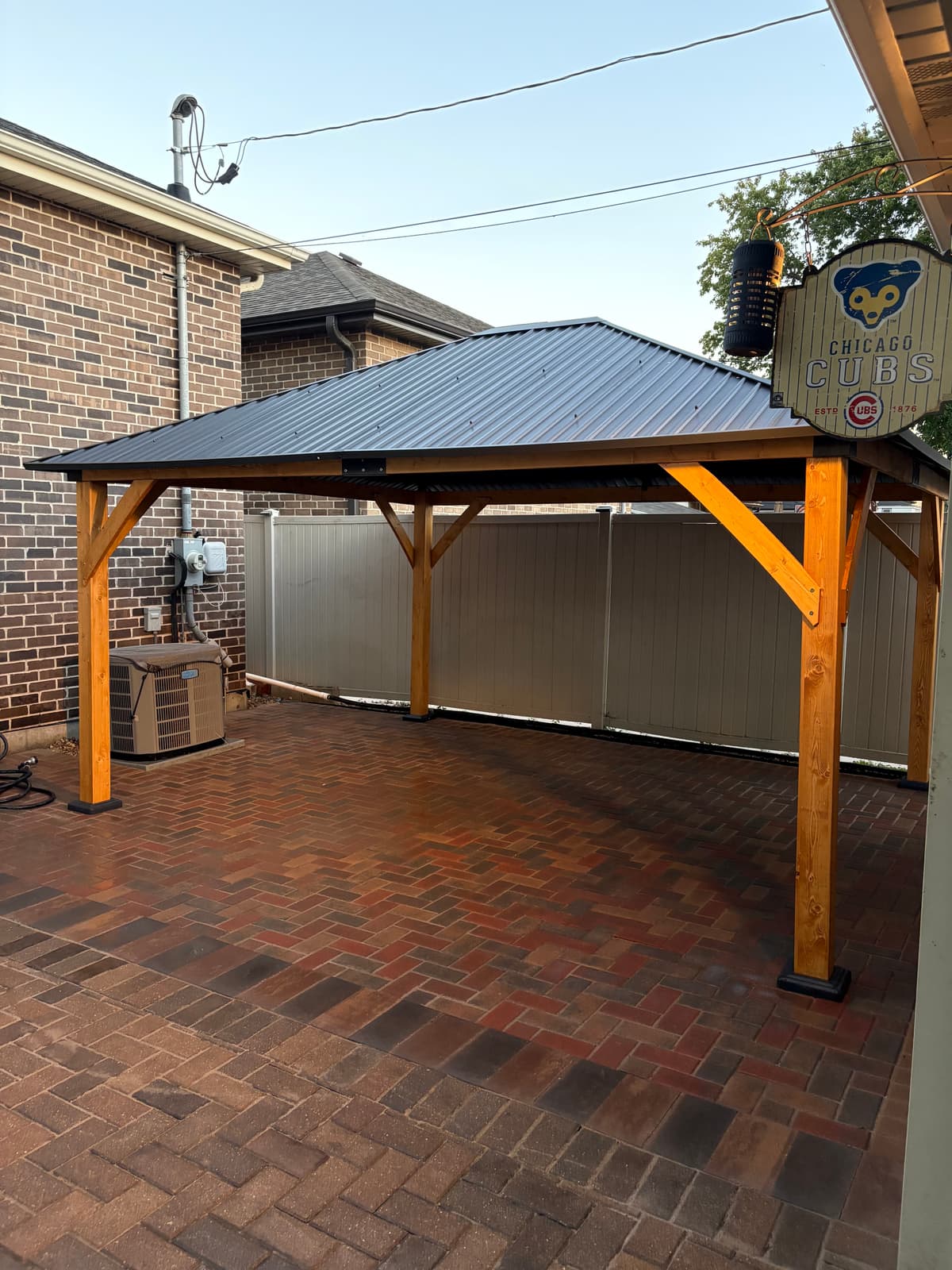 Brick Patio & Pergola — Chicago, IL