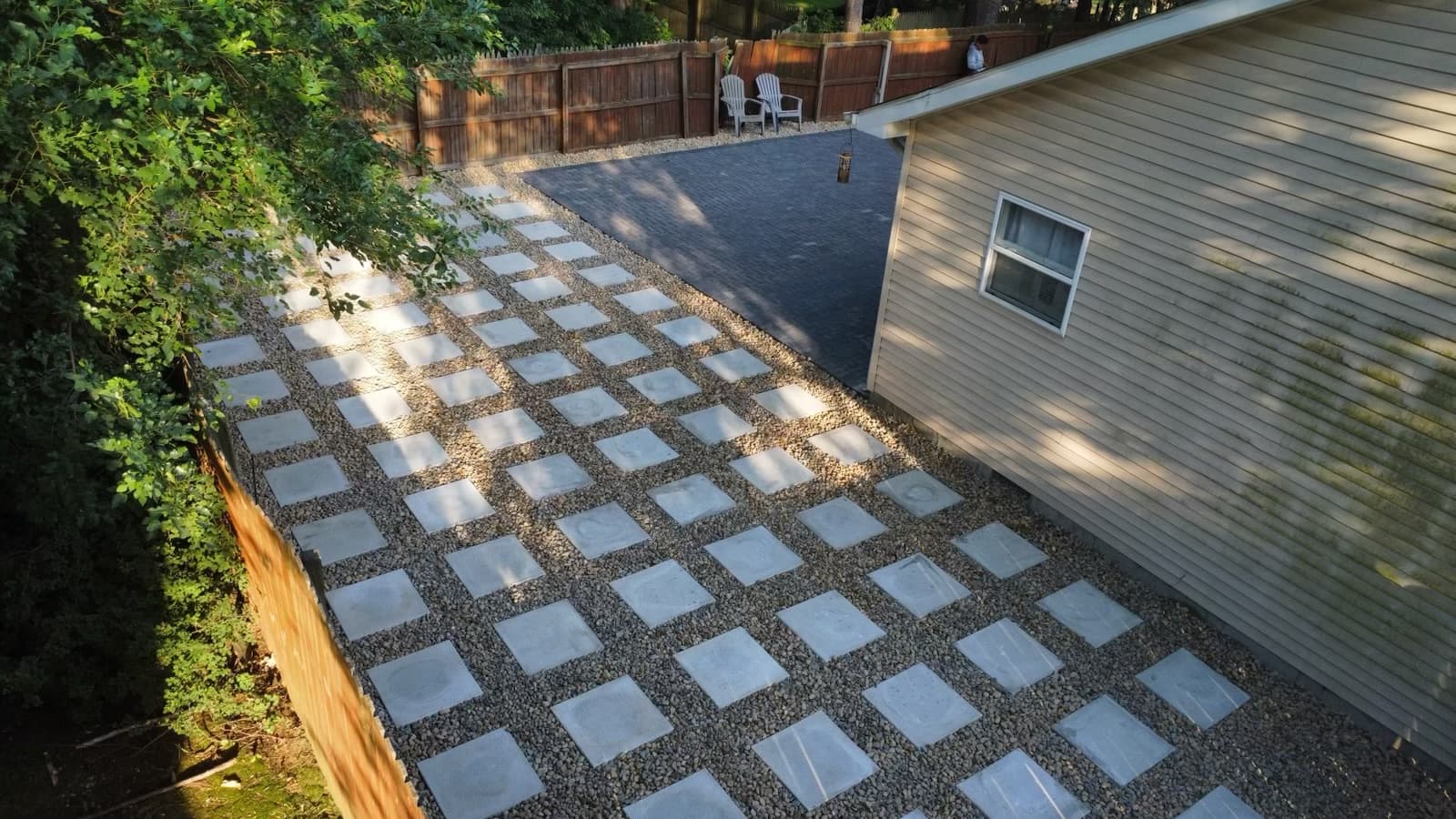 Premium backyard hardscape and landscape